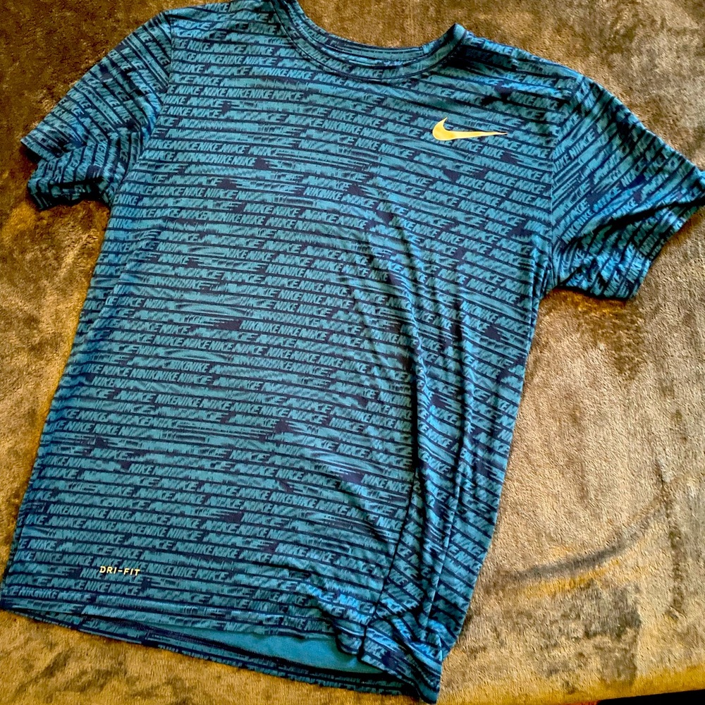 Medium blue Nike shirt